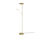 Trio-Lighting Brantford LED  matt brass stāvlampa