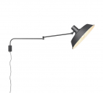 Trio Bolder sienas lampa E27 matt black  200300132 4017807462982