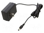 Power supply: switching | mains,plug-in | 18VDC | 1.38A | 25W | 87%