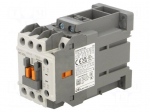 Contactor: 3-pole | NO x3 | Auxiliary contacts: NO + NC | 12VDC | 22A