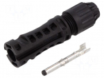 Connector: solar | plug | male | MC4 Evo stor | 47A | 1.5kV | straight