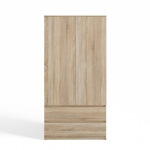 Topeshop SZAFA MALWA SON bedroom wardrobe/closet 5 shelves 2 door(s) Oak