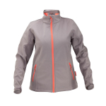 Jalan&otilde;ud, t&ouml;&ouml;riided | Isikukaitsevahendid // T&ouml;&ouml;-, kaitse-, k&otilde;rgn&auml;htavusega riided // Kurtka softshell szaro-pom., damska, "3xl", ce, lahti