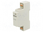 Power supply: switching | for DIN rail | 12W | 24VDC | 500mA | -25&divide;70&deg;C