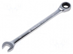 Wrench: combination spanner | rattle,with joint | 10mm | L: 158mm