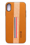 Back panel cover Evelatus Apple Iphone X Dazzel Brown