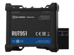 Industrial Cellular router | RUT951 | 802.11n | 10/100 Mbit/s | Ethernet LAN (RJ-45) ports 4 | Mesh Support No | MU-MiMO No | 2G/3G/4G | Antenna type \t2 x SMA for LTE