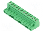 Connector: pluggable terminal block | plug | female | MSTB | 12A | 250V