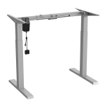 Furniture sections and sets // Kontorim&ouml;&ouml;bel // Biurko elektryczne regulacja wys. Ergo Office, max wys 123cm, max - 70 kg, bez blatu do pracy stojąco siedzącej, szare, ER-403G
