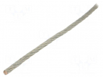 Braids | KBO | Shape: round | Core dia: 4.5mm | 25m | copper strand