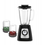 Mixers and blenders TEFAL  Blender BL438831 BlendForce Tabletop, 800 W, Jar material Glass, Jar capacity 1.25 L, Ice crushing, Black