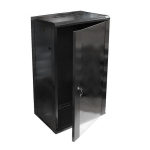 22U 19'' Seinakapp/ 600 x 450 x 1082mm/  Must/ Monteerimata