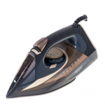 Iron Camry  Steam Iron CR 5036 3400 W, Water tank capacity 360 ml, Continuous steam 50 g/min, Black/Gold