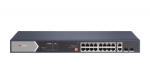 Hikvision DS-3E0520HP-E network switch Unmanaged Gigabit Ethernet (10/100/1000) Power over Ethernet (PoE) Blue