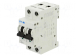 Circuit breaker | 230/400VAC | Inom: 16A | Poles: 2 | Charact: D | 15kA