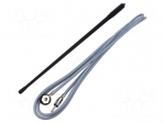 Antenna | car top,automotive | 0.36m | AM,FM | rubber mast,universal