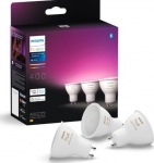 Philips Huebaltie + krāsainie toņi 4.2W GU10 gudrā spuldze 3P EU 929003666503 8720169229877