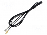 Cable | SMB socket,SMB plug | black | straight | 3m