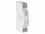 Surge arrester | Type 2+3 | Poles: 2 | 19VAC | for DIN rail mounting
