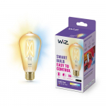 WiZ Connected 50W ST64 E27 gudrā LED spuldze 920-50 dzintarots stikls  929003018722 8718699787233