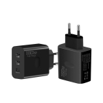 Riff 160W QC5.0 Super Fast charger with USB port / x2 PD USB-C ports Black