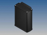 ALUMINIUM HOUSING - BLACK - 145 x 105.9 x 45.8 mm - with flange