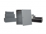 SEALED ABS ENCLOSURE - DARK GREY - 222 x 146 x 55 mm