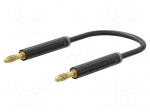 Test lead | 60VDC | 30VAC | 19A | banana plug 4mm,both sides | black
