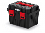 Chest | tool case | black | polymer | HEAVY | 445x360x337mm | 25kg