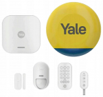 Yale smart alarm starter kit 6 elements - Control unit, Siren, Keypad, Remote control, Motion detector, Window/door detector