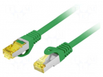 Patch cord | S/FTP | Cat: 6a | RJ45 plug,both sides | stranded | Cu | 15m