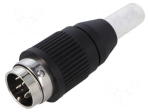 Connector: circular | plug | male | PIN: 3 | WT29 | 10A | 400V | soldering