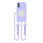 Other Phone Accessory Tech-Protect  Tech-Protect MagNecklace MagSafe Case with Lanyard for iPhone 16 - Purple