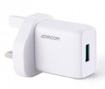 Adapter Joyroom  USB wall charger 2.1 A UK plug (L-1A101) White