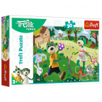 M&auml;nguala | PC | Konsoolid | Tarvikud // Harivad m&auml;nguasjad | Interaktiivsed | Loomingulised | Kunstilised // Puzzle - 30 - Aktywny dzień - Rodzina Treflik&oacute;w - Trefl 18287