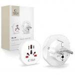 Adapter Tech-Protect Universal WL-09 UNIVERSAL TRAVEL ADAPTER FROM EU WHITE White