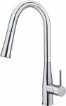 Kitchen faucet with pull-out spout - 2 jet types