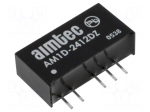 Converter: DC/DC | 1W | Uin: 21.6&divide;26.4V | Uout: 12VDC | Uout2: -12VDC