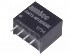 Converter: DC/DC | 1W | Uin: 43.2&divide;52.8V | 12VDC | Iout: 83mA | SIP4 | 1.8g