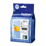 Brother Cartridge Value Pack | LC3211VAL | Ink cartridge | Black