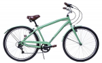 Huffy Sienna 27.5" Vintage Bicycle, Shimano 7-speed index, Green