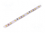 LED tape | white warm | 2835 | 12V | LED/m: 60 | W: 10mm | 120&deg; | 14.4W/m