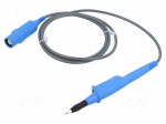 Probe: for oscilloscope | 0&divide;500MHz | 100: 1 | 0.9ns | 12&divide;25pF | blue