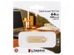 Pendrive | USB 3.2 Gen 1 | 64GB | R: 220MB/s | W: 100MB/s | golden | USB A