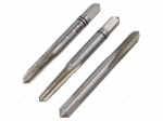 Tools set: taps | Holder: square,hand | L: 50mm | Kit: taps | 4.9mm
