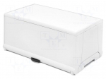Enclosure: for DIN rail mounting | 68mm | No.of mod: 9