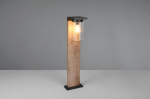 Trio Ardila pole lamp 65 cm E27 wood/matt black dusk sensor gaismeklis 511660135 4017807603446
