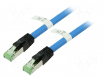 Patch cord | S/FTP | Cat 6a | RJ45 plug,both sides | stranded | Cu