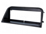 Radio mounting frame | Peugeot | 1 DIN | black