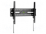 Holder | for wall mounting | 75kg | 37&divide;86" | black | permanent